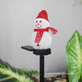 Christmas Snowman Garden Courtyard Lawn liderou a luz do solo